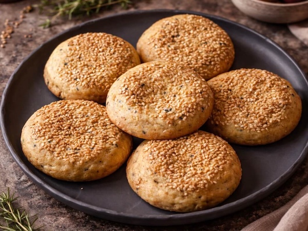 Cookies au sésame croquants